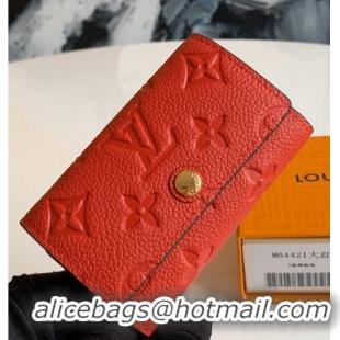 Buy Fashionable Louis Vuitton Monogram Empreinte Metal Lock Key Holder M64421 Red