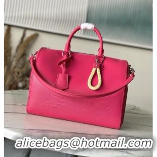 Best Product Louis Vuitton Epi Rainbow Speedy Soft 30 Bag M29096 Rose Red