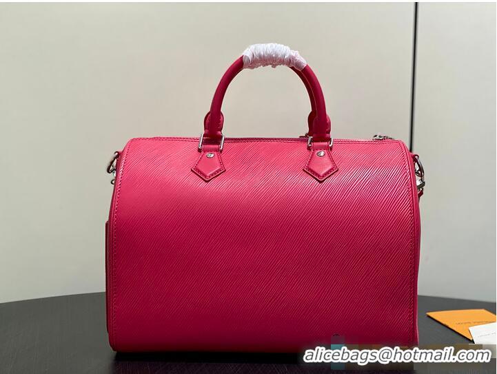 Best Product Louis Vuitton Epi Rainbow Speedy Soft 30 Bag M29096 Rose Red