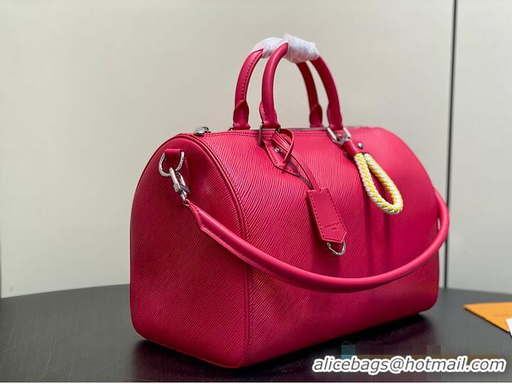 Best Product Louis Vuitton Epi Rainbow Speedy Soft 30 Bag M29096 Rose Red