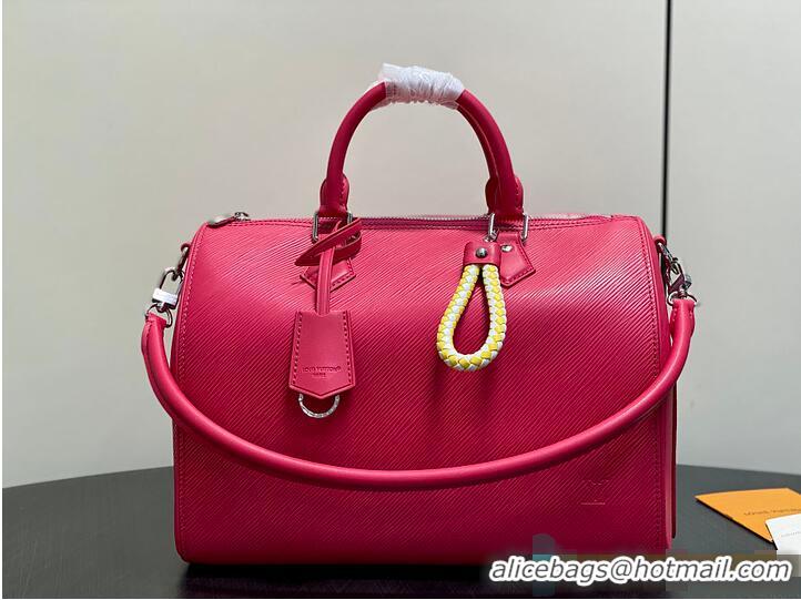 Best Product Louis Vuitton Epi Rainbow Speedy Soft 30 Bag M29096 Rose Red