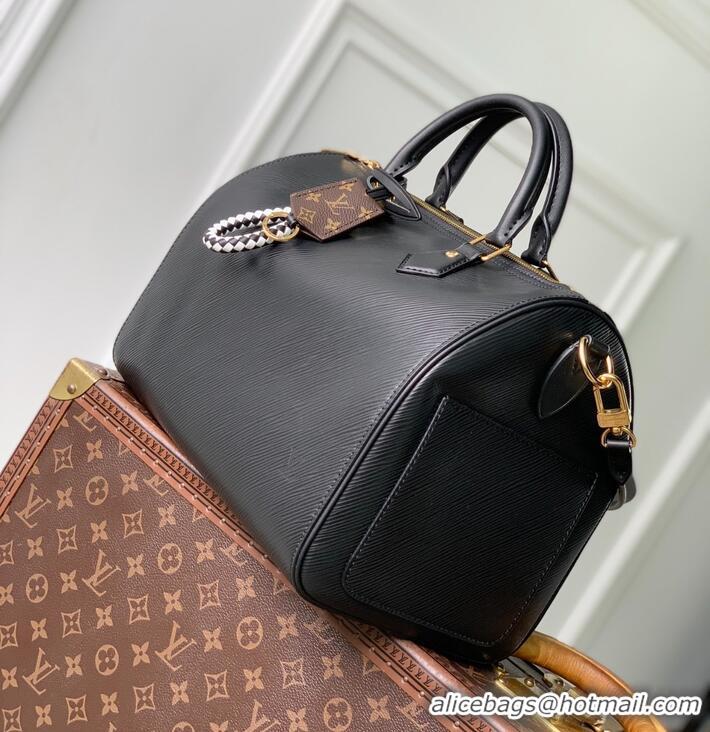 Best Quality Louis Vuitton Epi Rainbow Speedy Soft 30 Bag M29096 Black