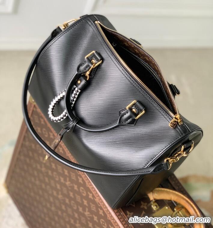 Best Quality Louis Vuitton Epi Rainbow Speedy Soft 30 Bag M29096 Black