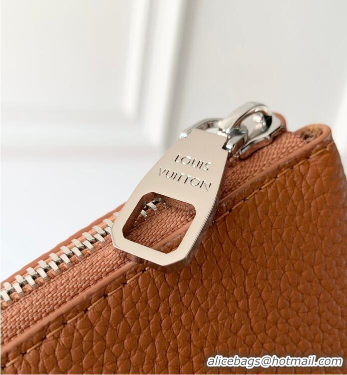 Super Quality Louis Vuitton Duo Pouch Cowhide Handbag M25943 Brown
