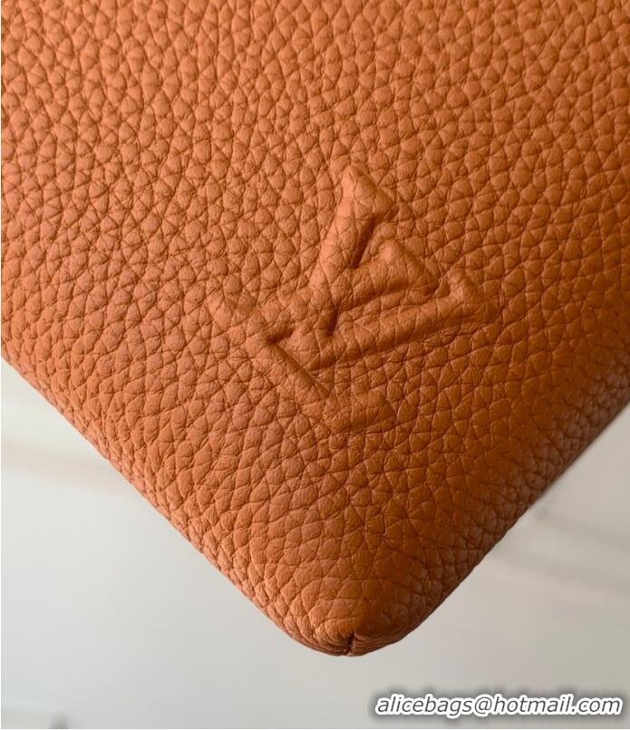 Super Quality Louis Vuitton Duo Pouch Cowhide Handbag M25943 Brown