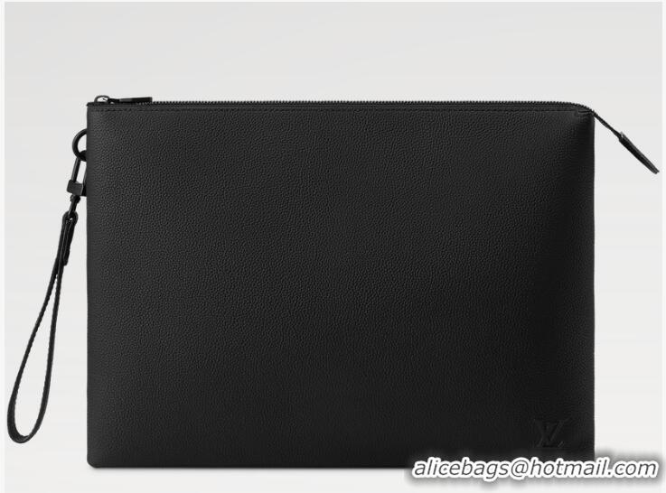 Buy Fashionable Louis Vuitton Duo Pouch Cowhide Handbag M25943 Black