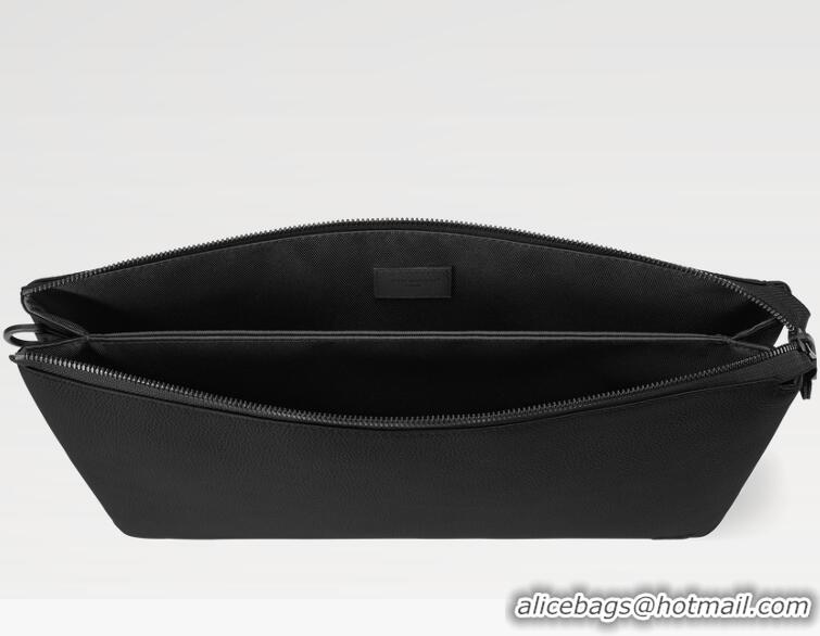Buy Fashionable Louis Vuitton Duo Pouch Cowhide Handbag M25943 Black