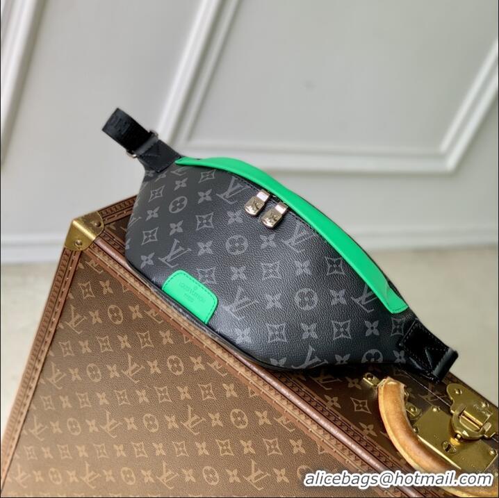 New Fashion Louis Vuitton Monogram Eclipse Canvas Discovery Waist Bag M25924