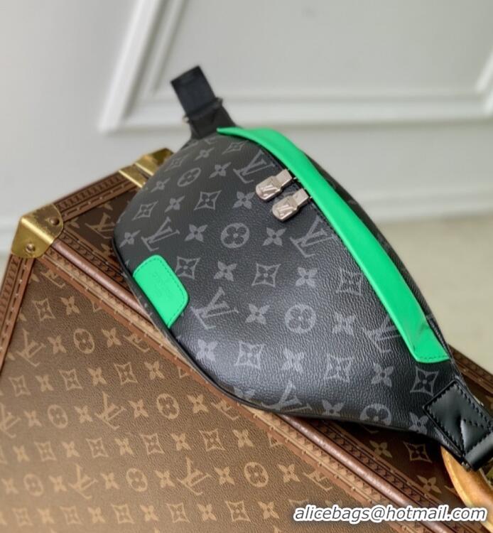 New Fashion Louis Vuitton Monogram Eclipse Canvas Discovery Waist Bag M25924