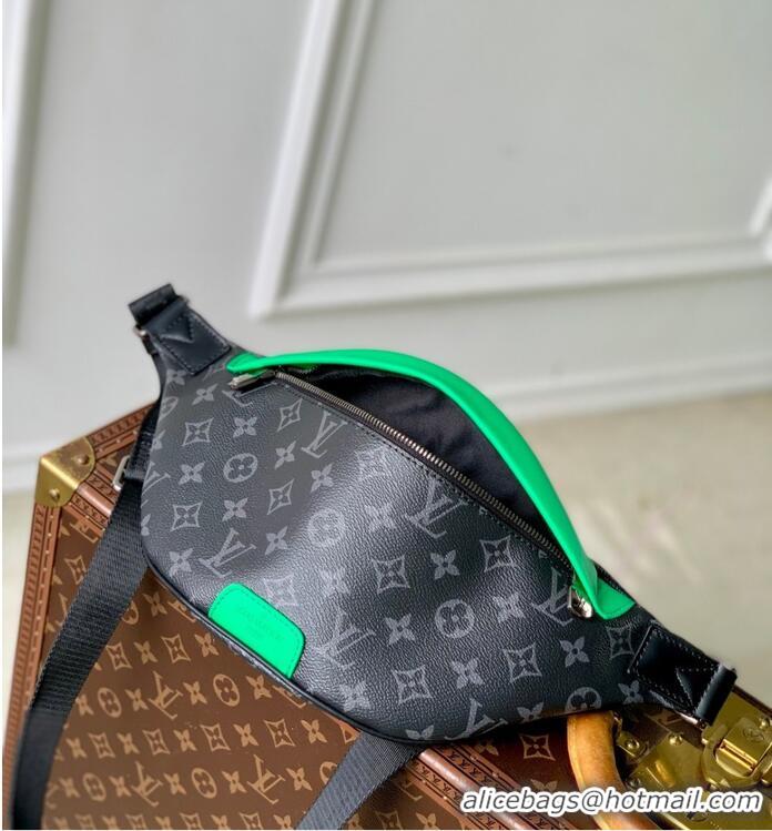 New Fashion Louis Vuitton Monogram Eclipse Canvas Discovery Waist Bag M25924