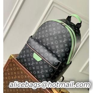 Promotional Louis Vuitton Discovery Monogram Eclipse Canvas Backpack M25887 Light Green
