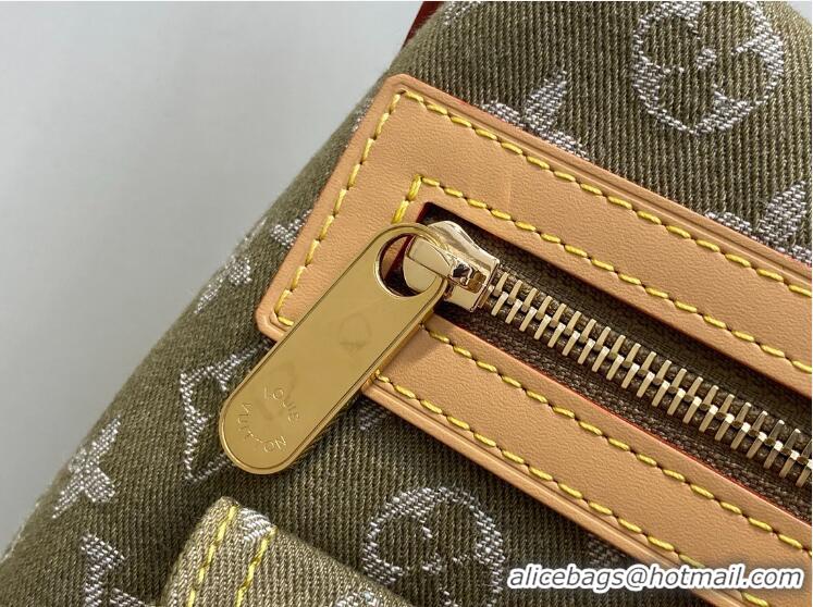 Best Price Louis Vuitton Denim Rendez-Vous Baggy Bag M28266 Light Green