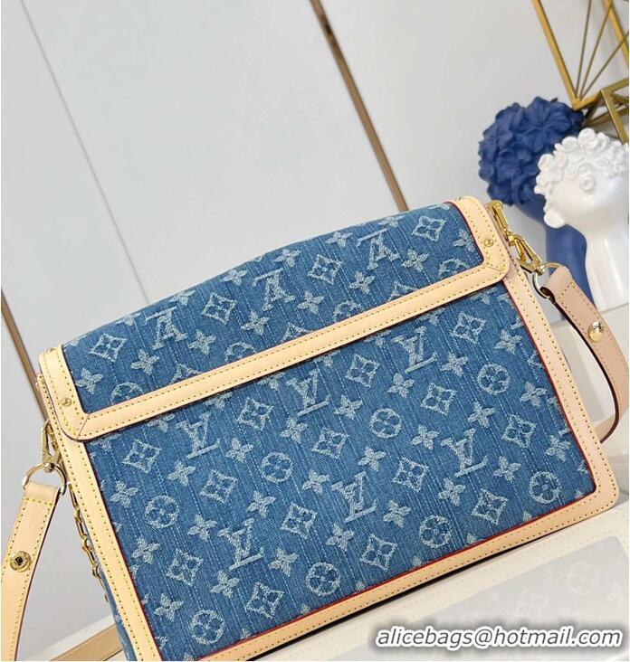 Well Crafted Louis Vuitton Dauphine Soft Monogram Denim Handbag M13319