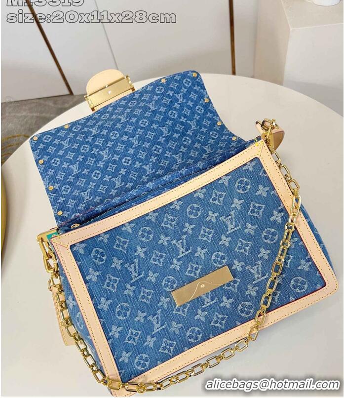 Well Crafted Louis Vuitton Dauphine Soft Monogram Denim Handbag M13319