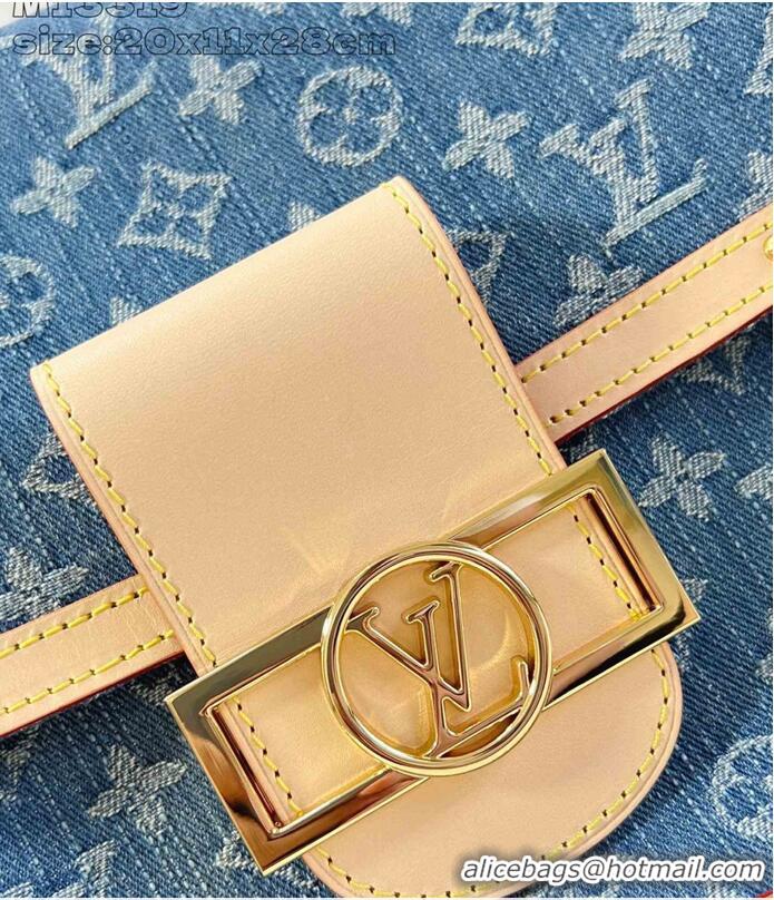 Well Crafted Louis Vuitton Dauphine Soft Monogram Denim Handbag M13319