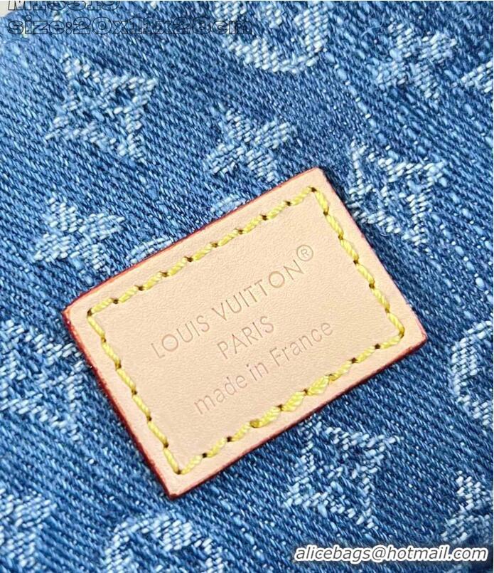 Well Crafted Louis Vuitton Dauphine Soft Monogram Denim Handbag M13319
