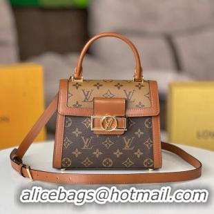 Shop Promotional Louis Vuitton Dauphine Capitale Vintage Cow Leather Handbag M46751