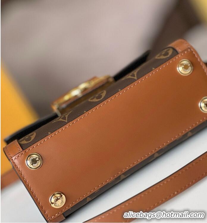 Shop Promotional Louis Vuitton Dauphine Capitale Vintage Cow Leather Handbag M46751