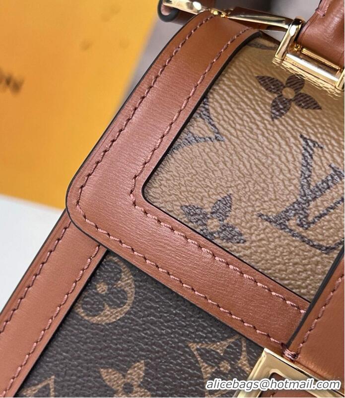 Shop Promotional Louis Vuitton Dauphine Capitale Vintage Cow Leather Handbag M46751