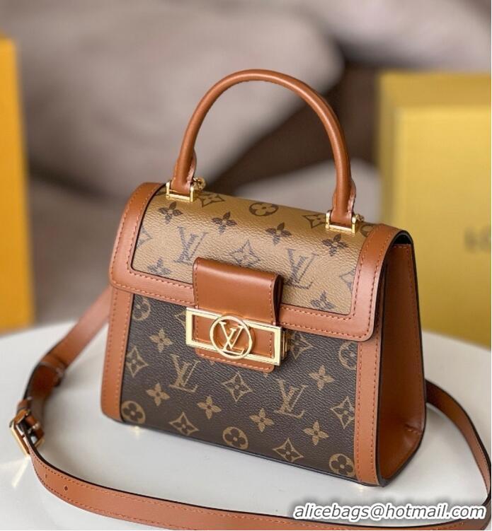 Shop Promotional Louis Vuitton Dauphine Capitale Vintage Cow Leather Handbag M46751