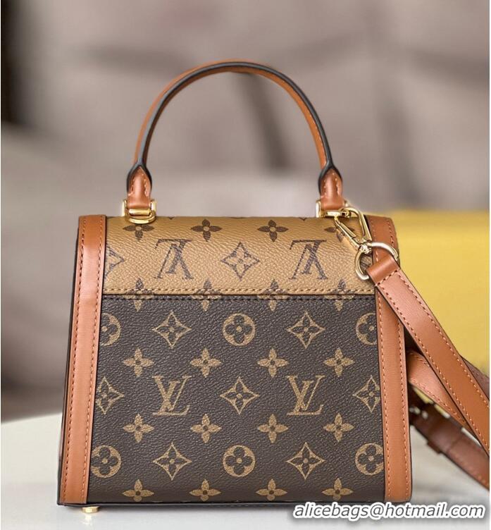 Shop Promotional Louis Vuitton Dauphine Capitale Vintage Cow Leather Handbag M46751