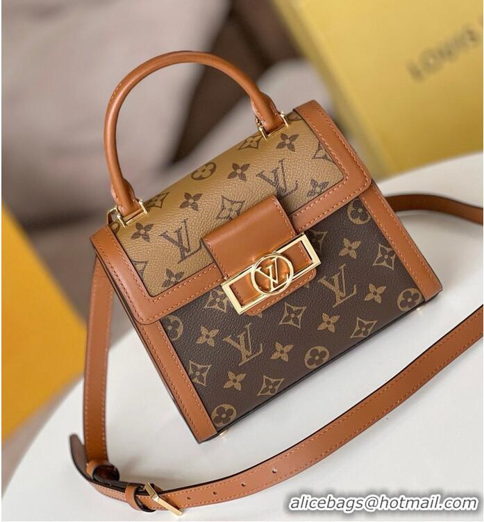 Shop Promotional Louis Vuitton Dauphine Capitale Vintage Cow Leather Handbag M46751