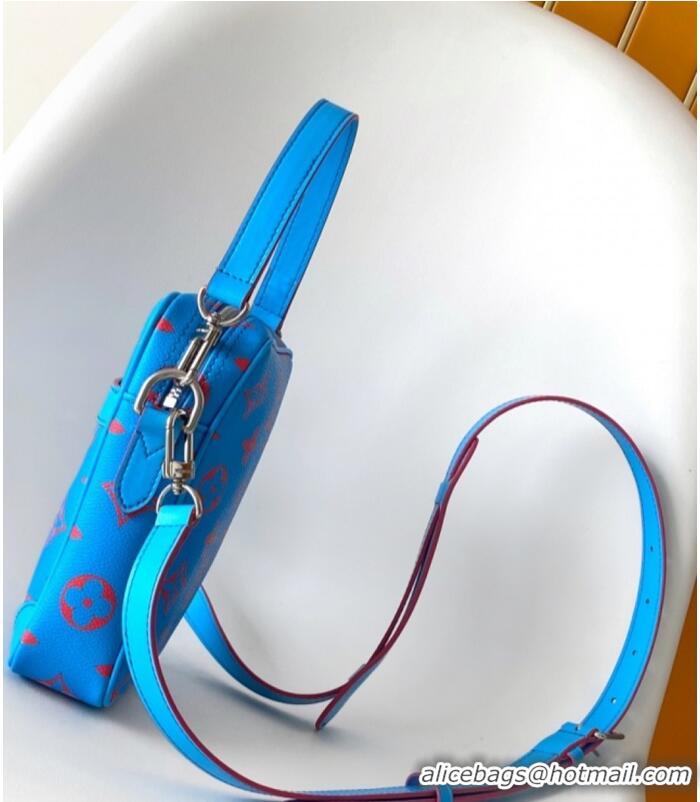 Best Quality Louis Vuitton Danube Monogram Glow Coated Sail Crossbody Bag M14685