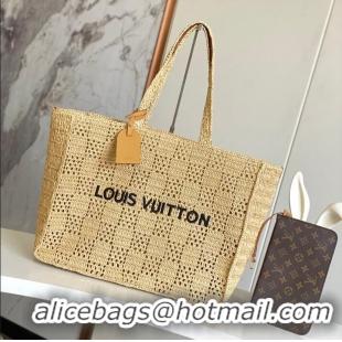 Traditional Discount Louis Vuitton Damier Checkered Lafite Grass Handbag M25008