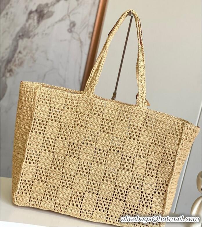 Traditional Discount Louis Vuitton Damier Checkered Lafite Grass Handbag M25008