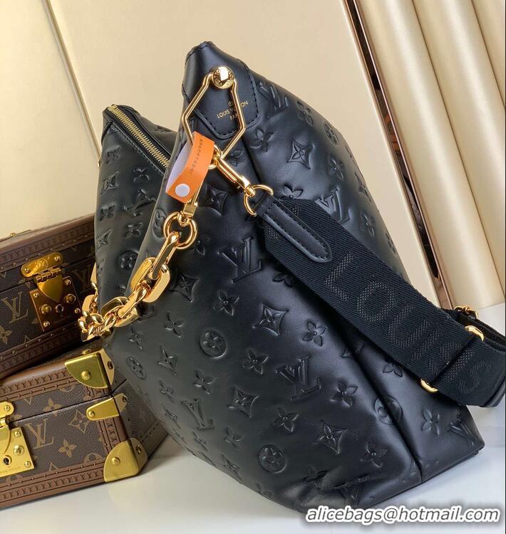 Reasonable Price Louis Vuitton Monogram Empreinte Leather Hobo Bag MM M12072