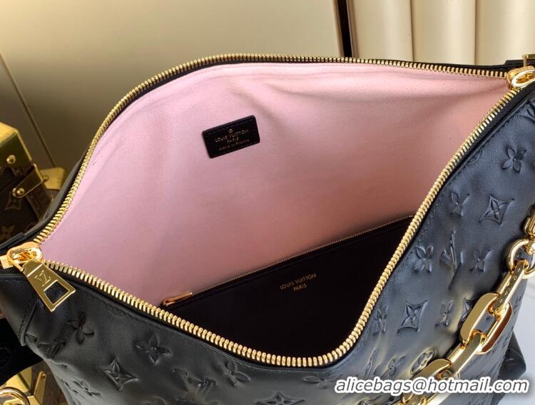 Reasonable Price Louis Vuitton Monogram Empreinte Leather Hobo Bag MM M12072