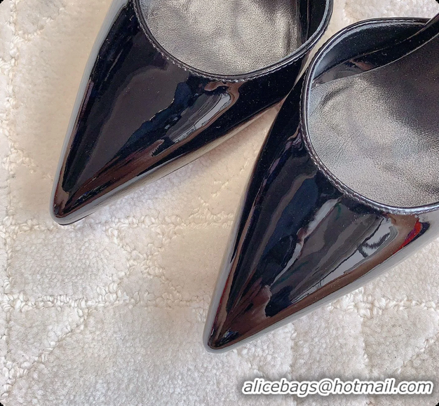 Grade Quality Christian Louboutin Goldina Rain Crystal Embellished Black Leather Pumps 105MM 6070501