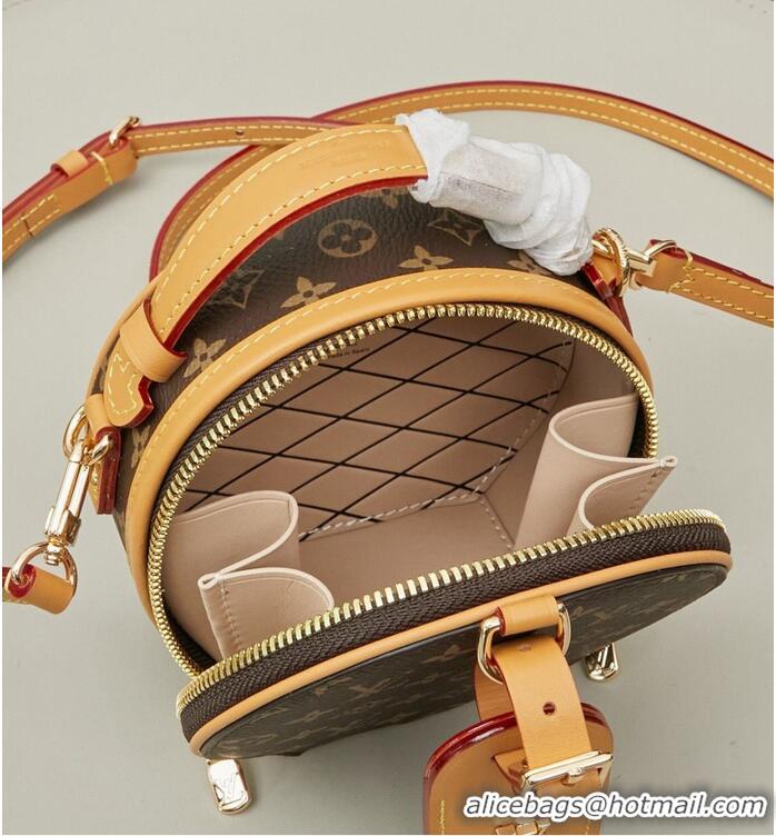 Top Design Louis Vuitton Monogram Canvas Mini Chapeau Round Cake Bag M83575 2026
