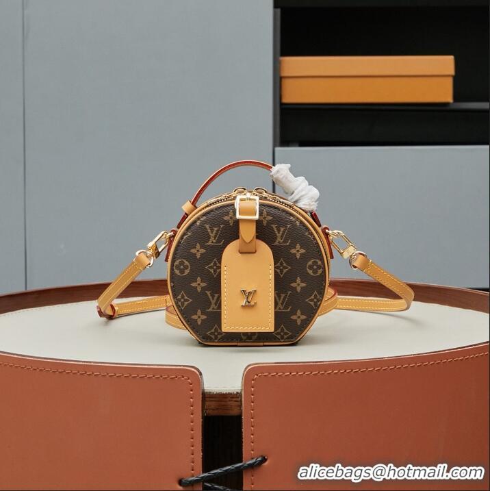 Top Design Louis Vuitton Monogram Canvas Mini Chapeau Round Cake Bag M83575 2026