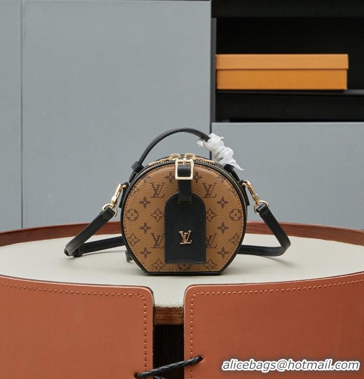 Best Cheap Louis Vuitton Monogram Reverse Canvas Mini Chapeau Round Cake Bag M83575 2026