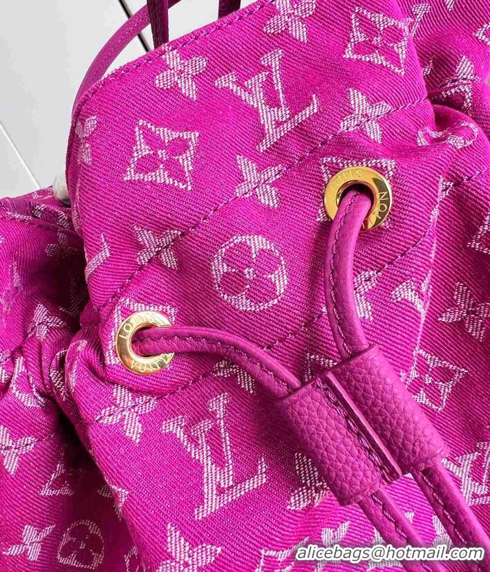 Grade Quality Louis Vuitton Monogram Denim And Cowhide Bucket Bag M51235 2026