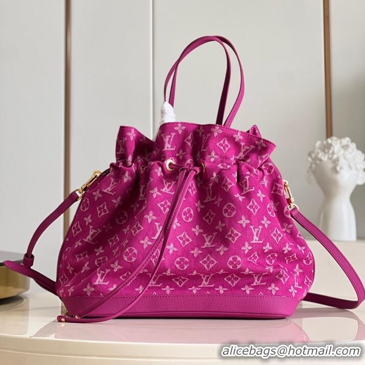 Grade Quality Louis Vuitton Monogram Denim And Cowhide Bucket Bag M51235 2026