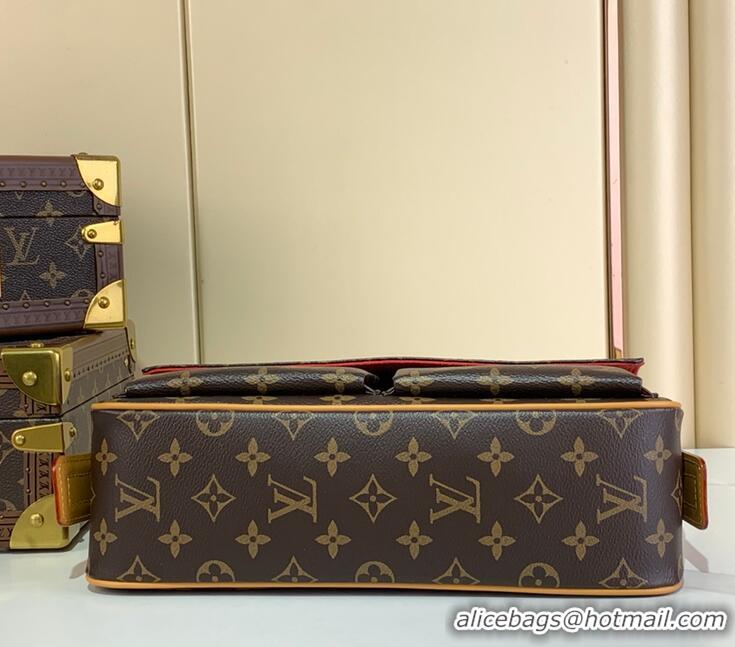 Original Cheap Louis Vuitton Monogram Canvas Viva Cite Shoulder Bag MM M51164