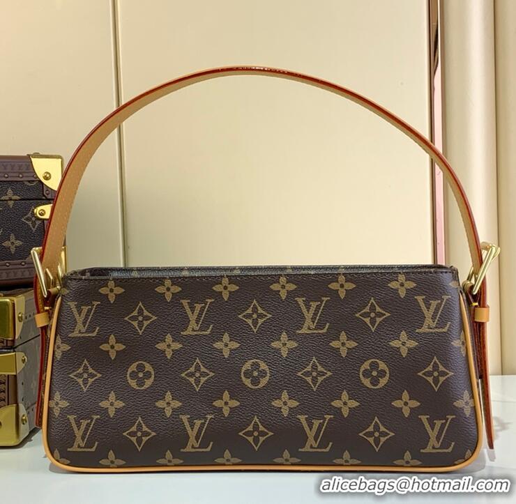 Original Cheap Louis Vuitton Monogram Canvas Viva Cite Shoulder Bag MM M51164