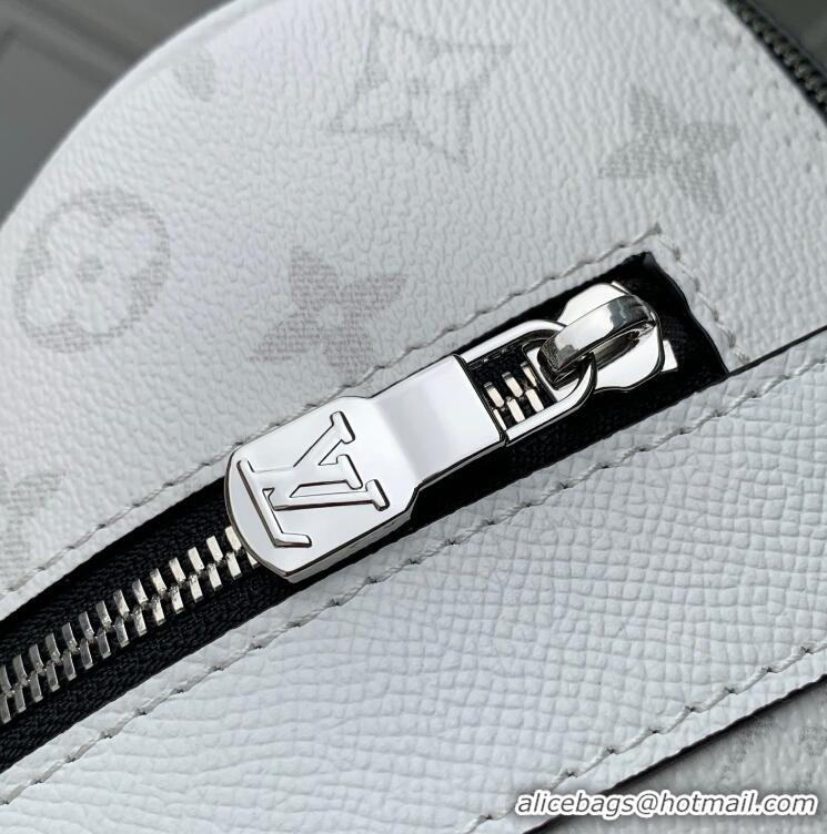 Low Cost Louis Vuitton Mens City Keepall Bag In Monogram Shadow Leather M27184 White 2026