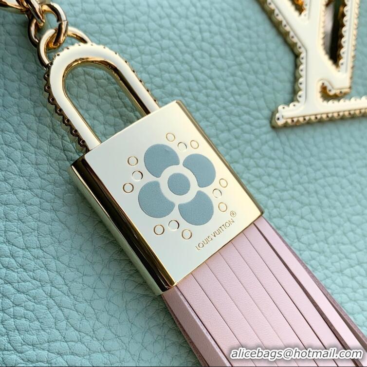 Best Price Louis Vuitton Crafty Capucines Mini Bag in Grained Leather With Tassel M25466 Green 2026