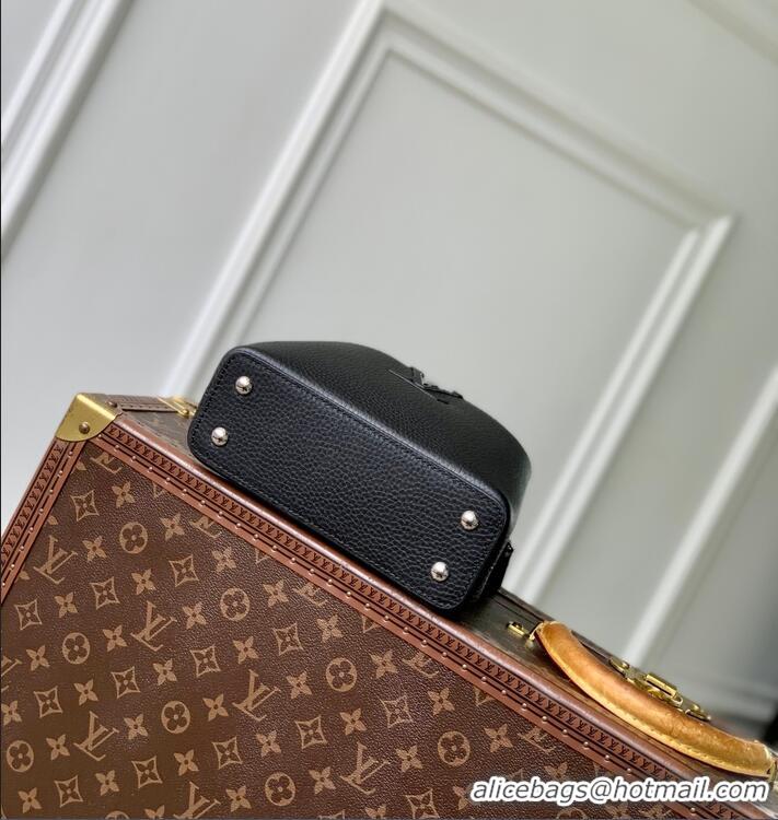 Latest Style Louis Vuitton Capucines Taurillon Cow Leather Mini Handbag N85513 Black 2026