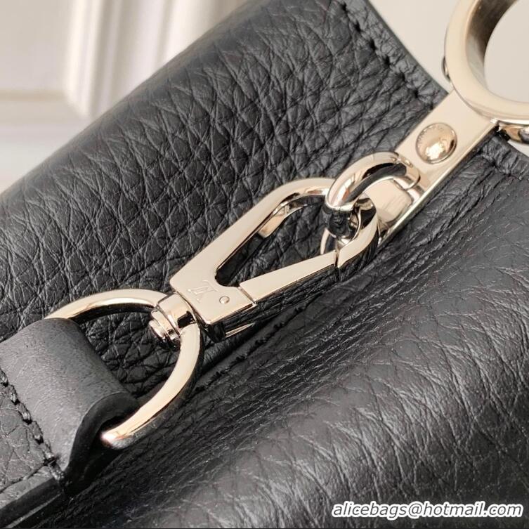 Latest Style Louis Vuitton Capucines Taurillon Cow Leather Mini Handbag N85513 Black 2026