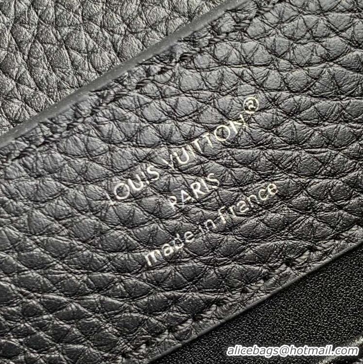 Latest Style Louis Vuitton Capucines Taurillon Cow Leather Mini Handbag N85513 Black 2026