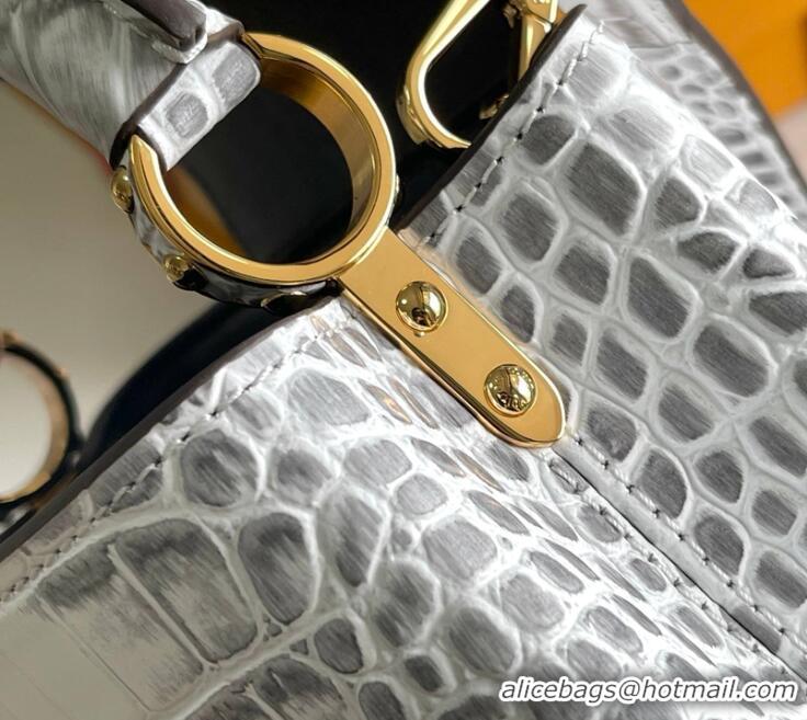 Market Sells Louis Vuitton Capucines Original Alligator Leather Mini Handbag N98156 2026