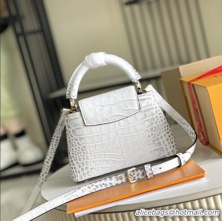 Market Sells Louis Vuitton Capucines Original Alligator Leather Mini Handbag N98156 2026