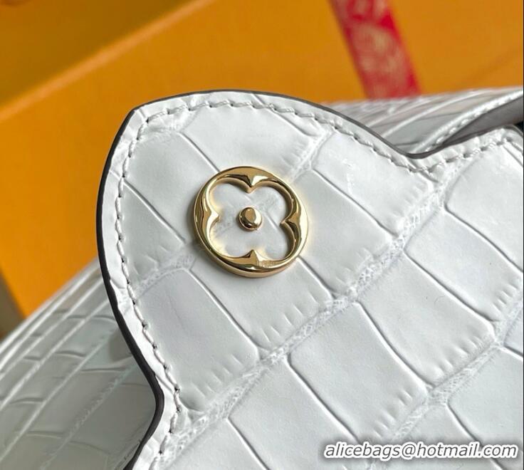 Market Sells Louis Vuitton Capucines Original Alligator Leather Mini Handbag N98156 2026