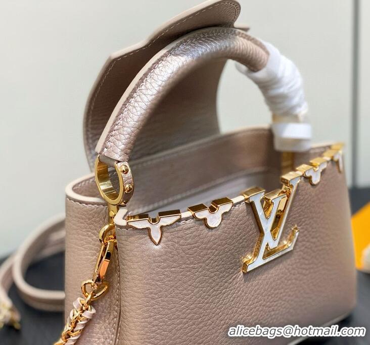 Grade Quality Louis Vuitton Capucines Mini Calfskin Handbag M48865 2026