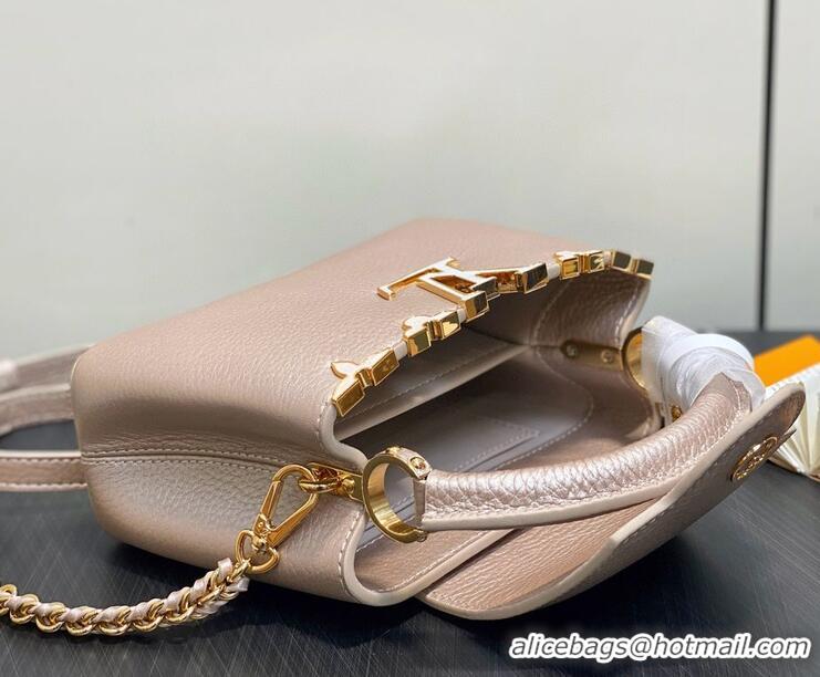 Grade Quality Louis Vuitton Capucines Mini Calfskin Handbag M48865 2026