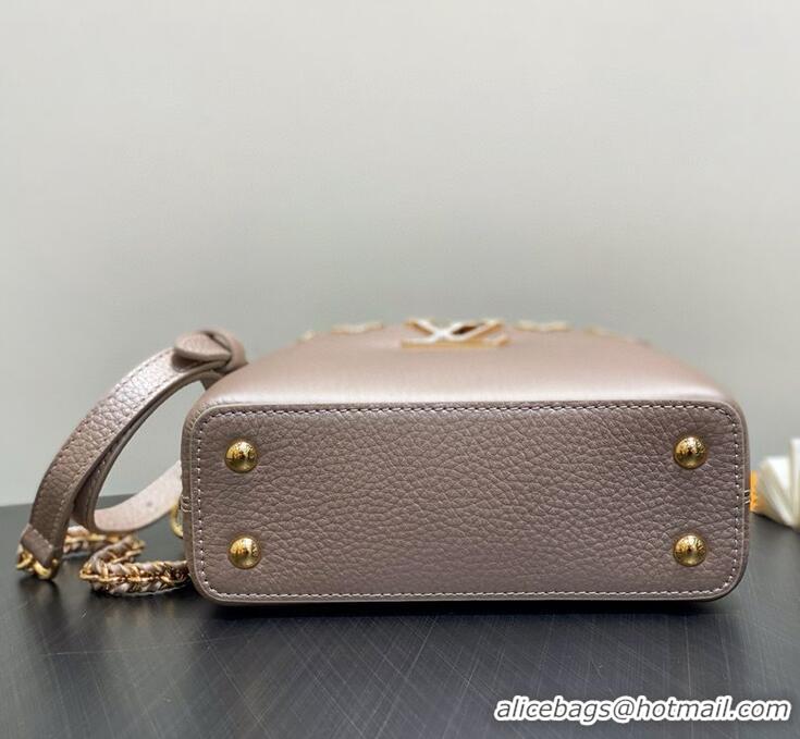 Grade Quality Louis Vuitton Capucines Mini Calfskin Handbag M48865 2026